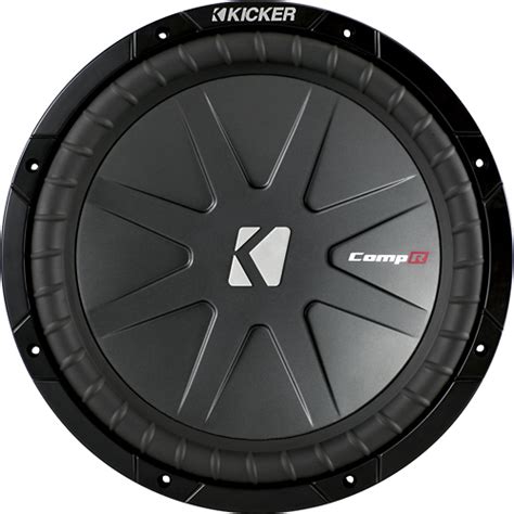 Best Buy KICKER CompR 12 Dual Voice Coil 2 Ohm Subwoofer Black 40CWR122