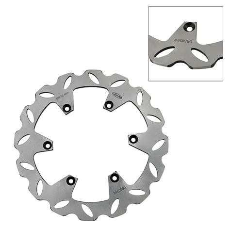 Stainless Steel Motorcycle Rear Brake Disc Rotor Part For Suzuki Rm125