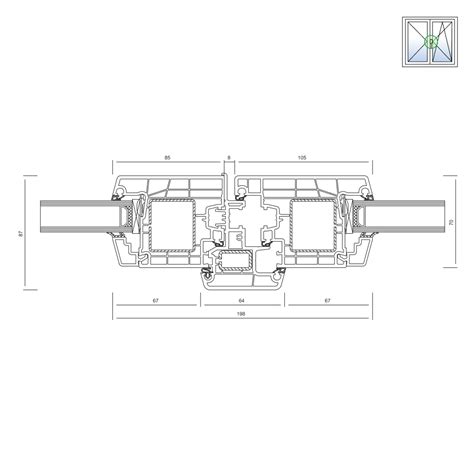 Fen Tres Pvc Coupe Ideal