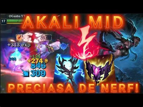 AKALI ESSES NOVOS ITENS DA SEASON 14 ESTÁ IMORAL MUITO DANO