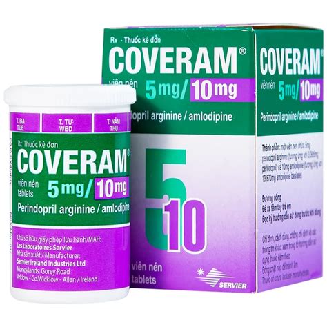 Thuốc Coveram 5mg 10mg Servier điều Trị Tăng Huyết áp