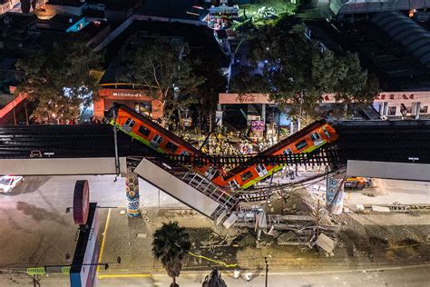 Las Imágenes Impactantes Del Desplome De Un Tramo De La Línea 12 Del Metro De La Ciudad De