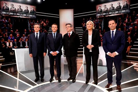 French Presidential Debate Macron Le Pen Clash Time