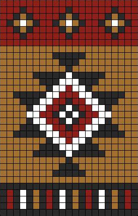 Alpha Pattern 44068 Variation 172144 BraceletBook Tapestry