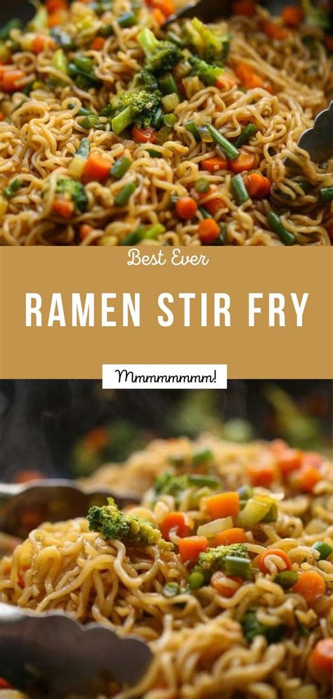 Ramen Stir Fry Lauren S Latest Recipe Frozen Vegetable Recipes