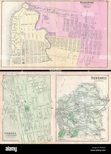 Beers Map Of Ravenswood Long Island City Queens New York