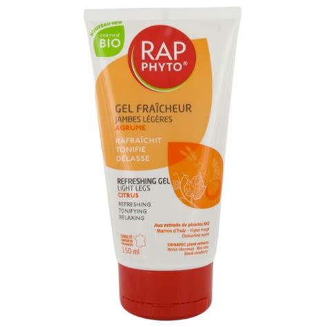 Rap Phyto Gel fraîcheur jambes légères Agrume 150ml