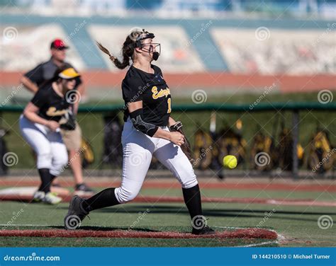 Full Power Pitch Editorial Image Image Of Power Softball 144210510