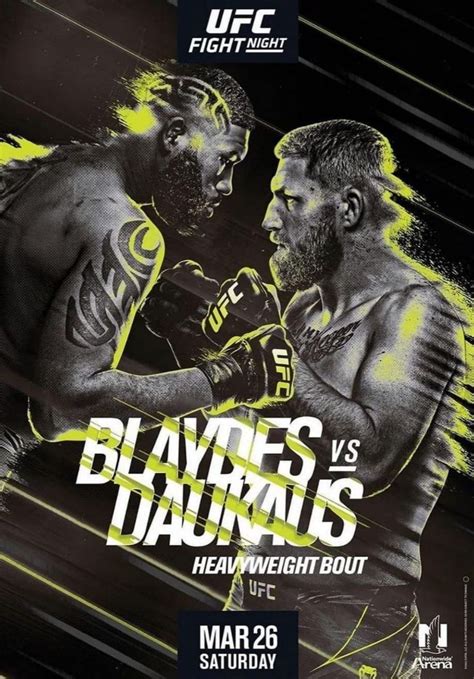 Ufc Fight Night Blaydes Vs Daukaus Horario Y D Nde Ver Transmisi N