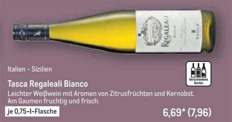 Tasca Regaleali Bianco Angebot Bei Metro 1prospektede