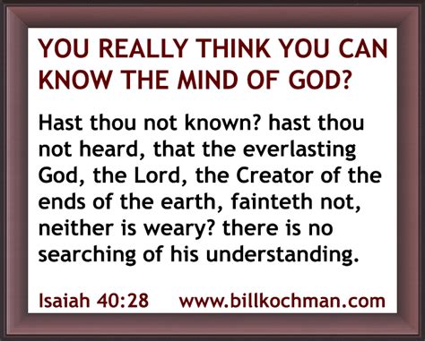 God’s Unknowable Unsearchable Ways Graphic 05 Bill S Bible Basics Blog