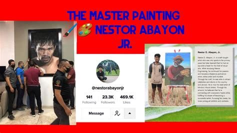 The Master Paint 🎨 Nestor Abayon Jr Youtube