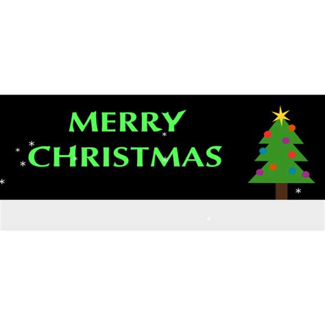 Merry Christmas Banner Png