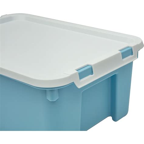 House Home Plastic Storage Box 4L Blue BIG W