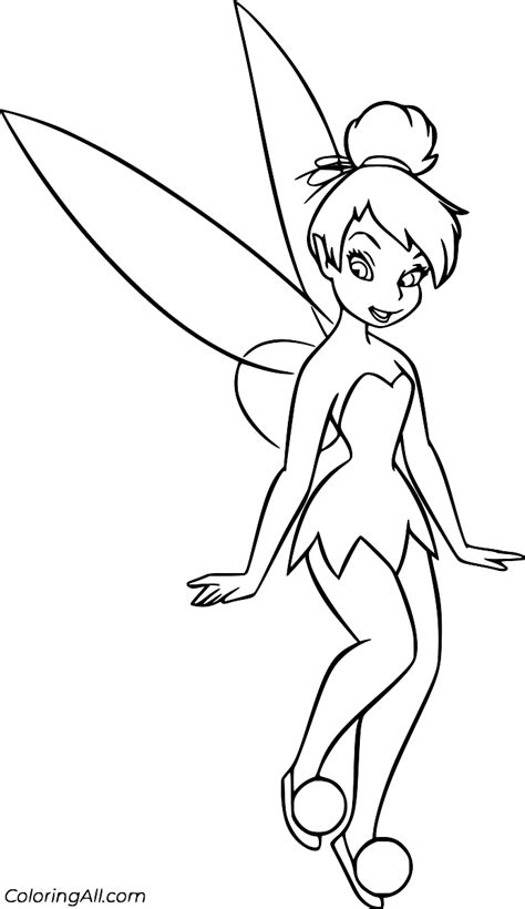 Tinker Bell Coloring Pages Free Printables Coloringall