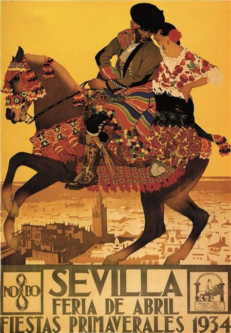 FERIA 1934 SEVILLA FIESTAS DE PRIMAVERA SPANISH TRADITIONAL HOLIDAYS