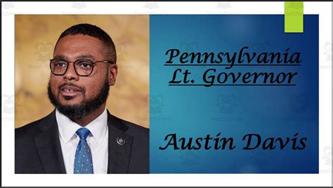 Lt Governor Austin Davis PA Biography PowerPoint By Teach Simple