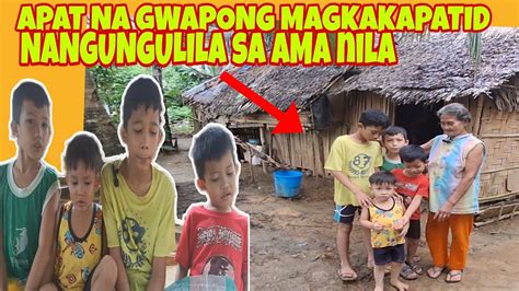 Apat Na Gwapong Magkakapatid Na Iniwan Ng Ama Nangungulila Nanay