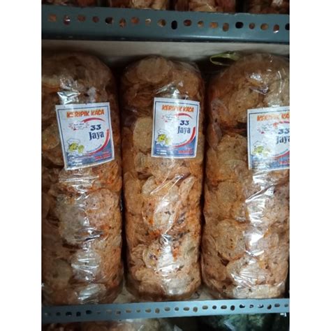 Jual Keripik Kaca Pedas Daun Jeruk Kg Pikca Kripca Shopee Indonesia