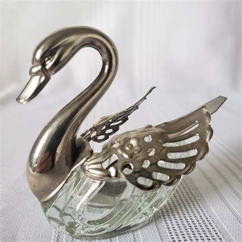 Swan Salt Cellars Etsy