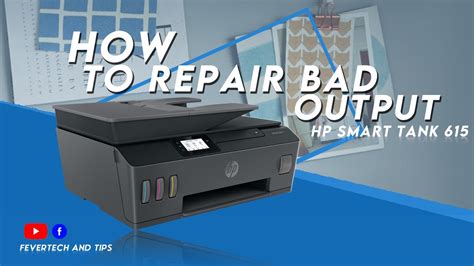 How To Repair Bad Quality Print Hp Smart Tank 600 Series Youtube