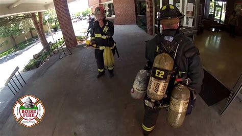 Boise Fire Department High Rise Training At Boise State University