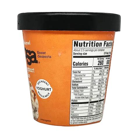 Sea Salt Caramel Frozen Yoghurt Gelato Fl Oz At Whole Foods Market