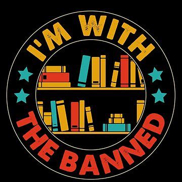 "I'm With The Banned" Sticker for Sale by ArtMeetsPizza | Redbubble