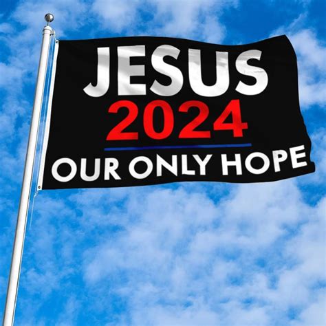 Jesus Our Only Hope Flag