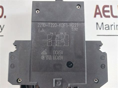 E-t-a 2210-t220-k0f1-h221 Thermal -magnetic Circuit Breaker - Aeliya Marine