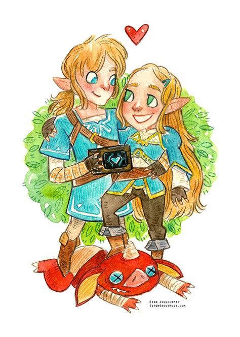 Link X Zelda Kiss