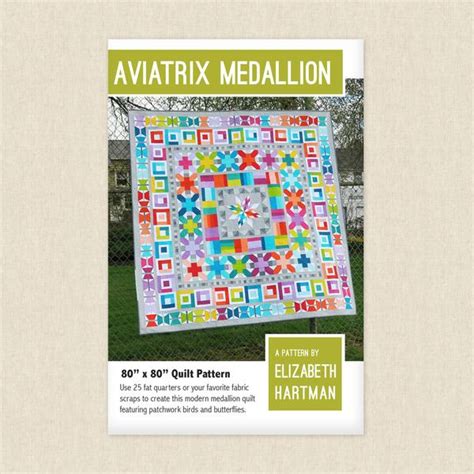 Aviatrix Medallion Sewing Pattern By Elizabeth Hartman At Hawthorne