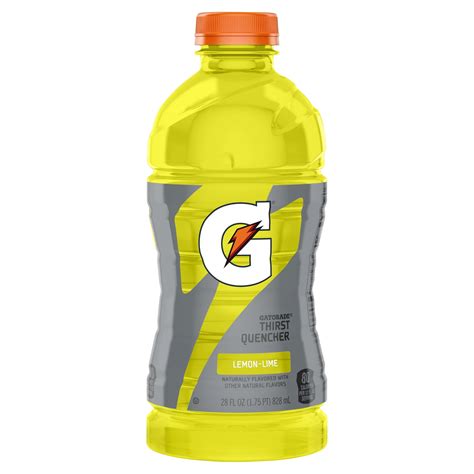 Gatorade Lemon Lime Thirst Quencher Sports Drink Oz Bottle