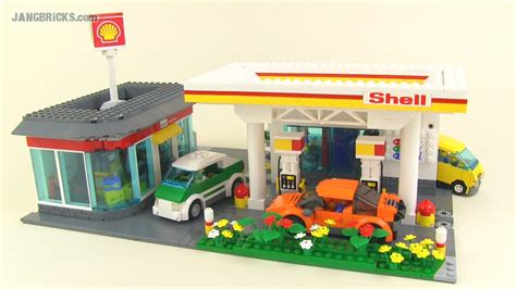 Custom Lego Shell Gas Station And Car Wash Moc