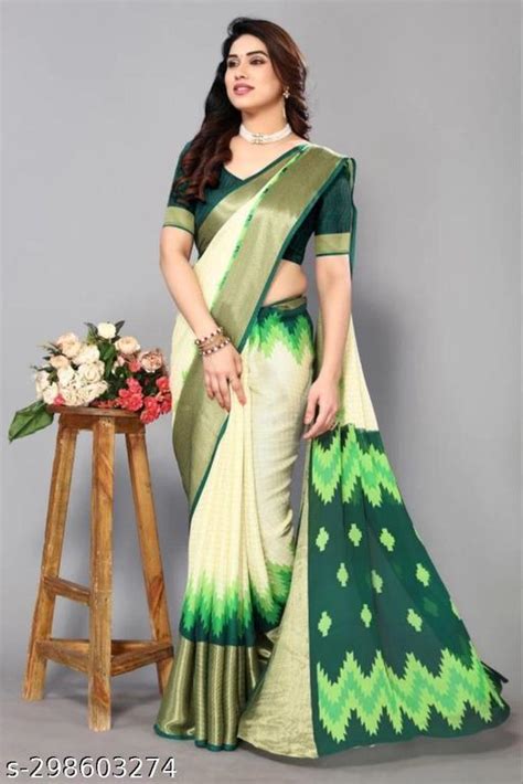 Kanjeevaram Style Beautiful Kalam Kari Chiffon Silk Saree With Blouse Pics