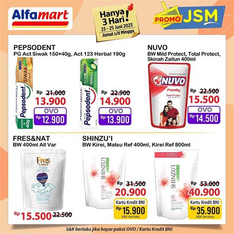 Hari Terakhir Promo JSM Alfamart Minggu Ini Diskon Tambahan Dengan OVO