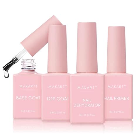 Makartt Nail Dehydrator And Primer Set Acid Free Air Dry Professional Long Lasting Nail Prep