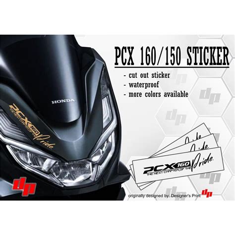 Honda Pcx 160 Sticker Waterproof Cut Out Sticker Lazada Ph