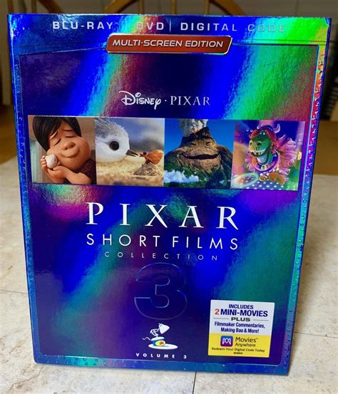 Pixar Short Films Collection Volume 3 On Blu Ray DVD Redhead Mom