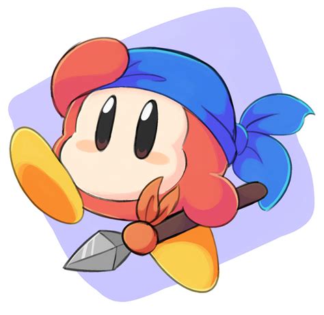 bandana waddle dee by paokamon on DeviantArt