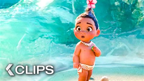 Moana Clips Baby Moana 2016 Youtube