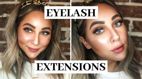 Makeup Tutorial With Lash Extensions Saubhaya Makeup