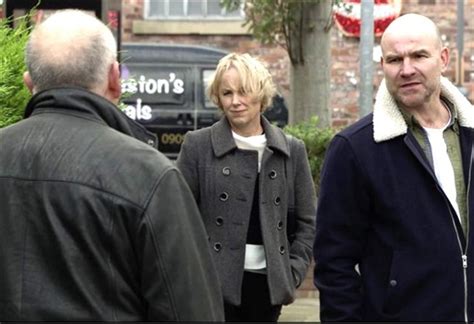 Coronation Street – Geoff Metcalfe (Ian Bartholomew) Tim Metcalfe (Joe ...