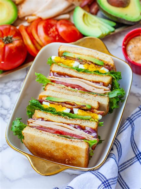 BLT Club Sandwich with Avocado (video) - Tatyanas Everyday Food