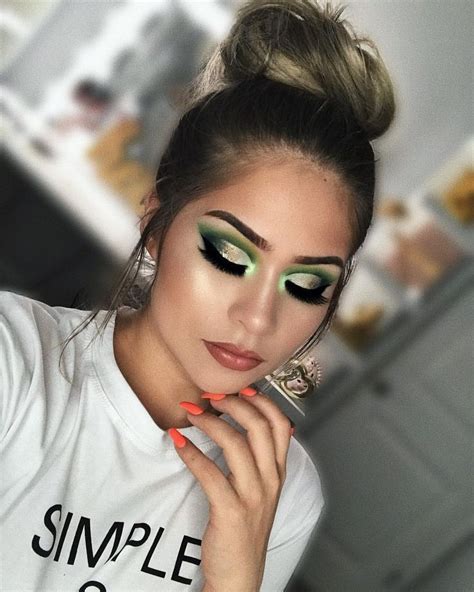 Green Makeup Look Maquillaje Verde Makeup Green Makeup Eye Makeup