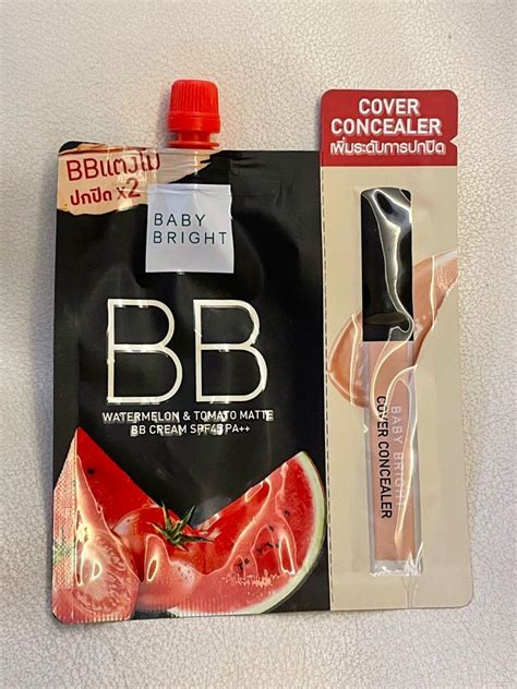 Baby Bright Watermelon Tomato Matte Bb Cream Spf Pa G Sachet