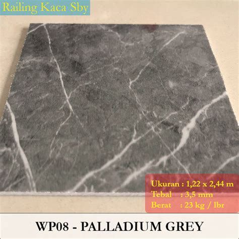 Jual Wall Panel Pvc Motif Marmer Marble Palladium Grey Kota Surabaya