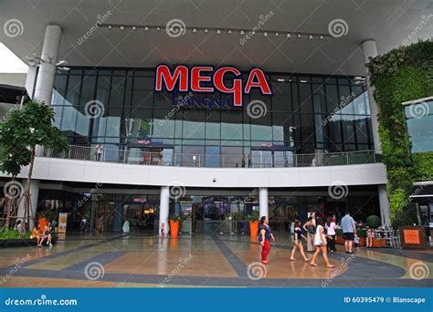 Front Store Of Mega Bangna Shopping Mall Editorial Stock Image Image