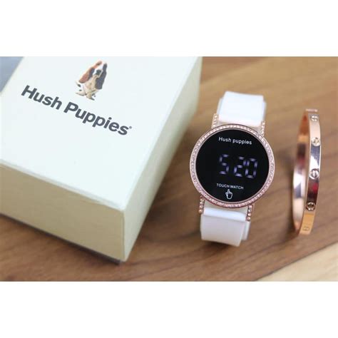 Jual Terlaris Jam Tangan Wanita Hush Puppies Led Touch Pw Tali