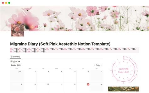 Migraine Diary Template | Notion Marketplace